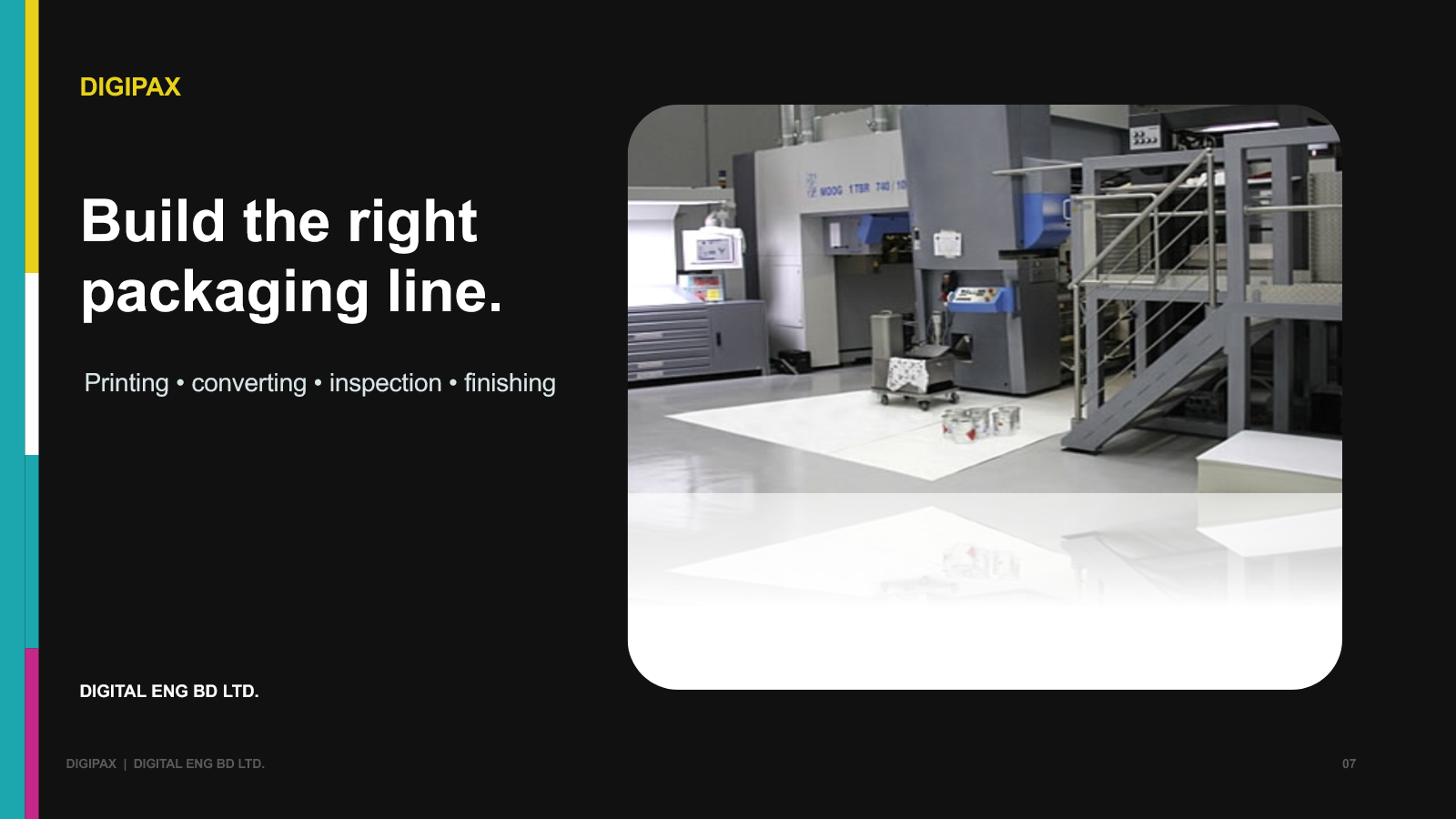 DigiPax packaging and textile equipment slide